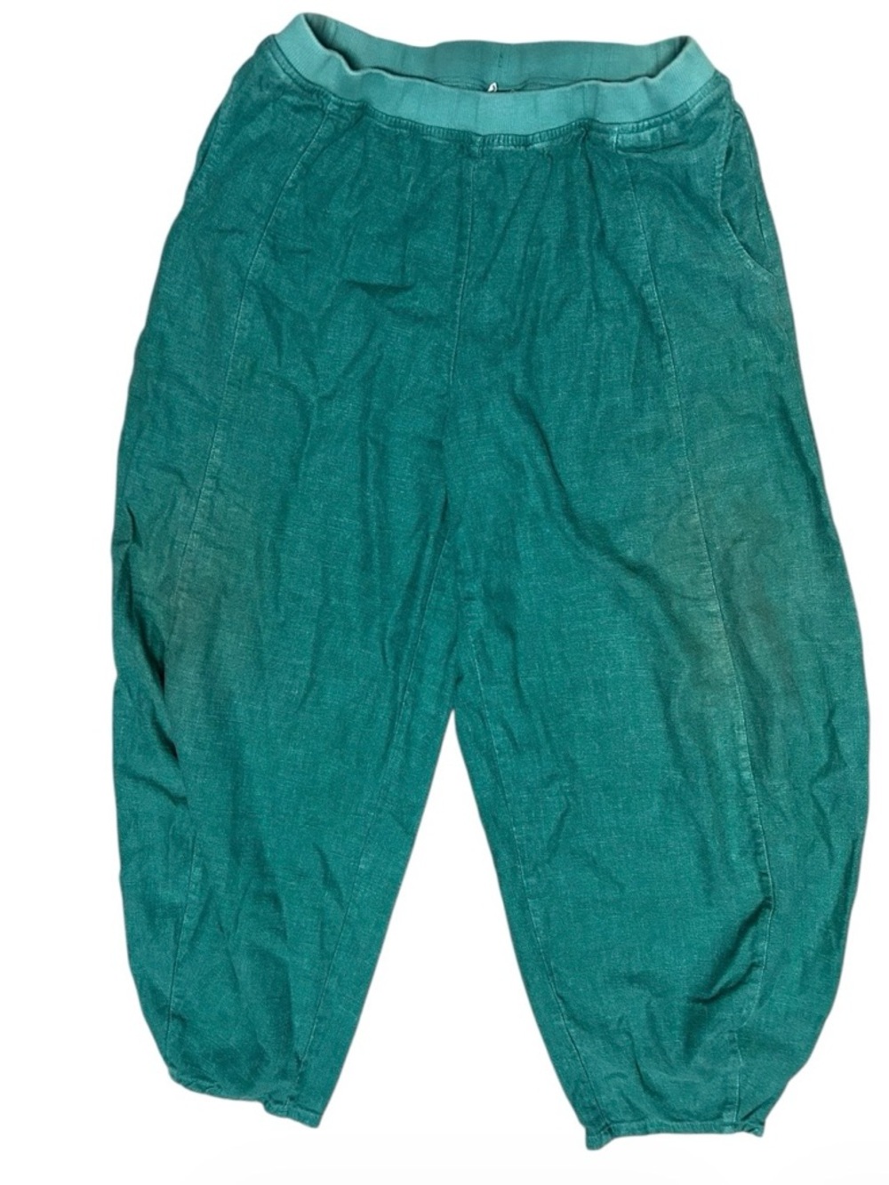 Kleen Relaxed Green Barrel Pants Sz M